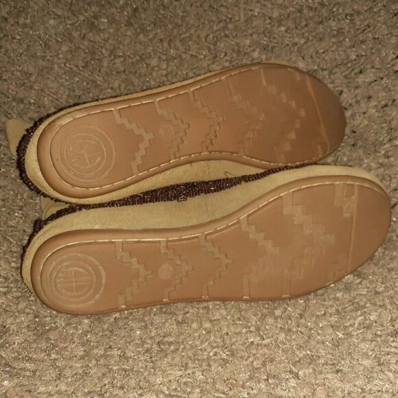 HOUSE OF HARLOW 1960-Maddie-Beaded Suede Moccasin Booties-36.5-Excellent - Picture 8 of 8